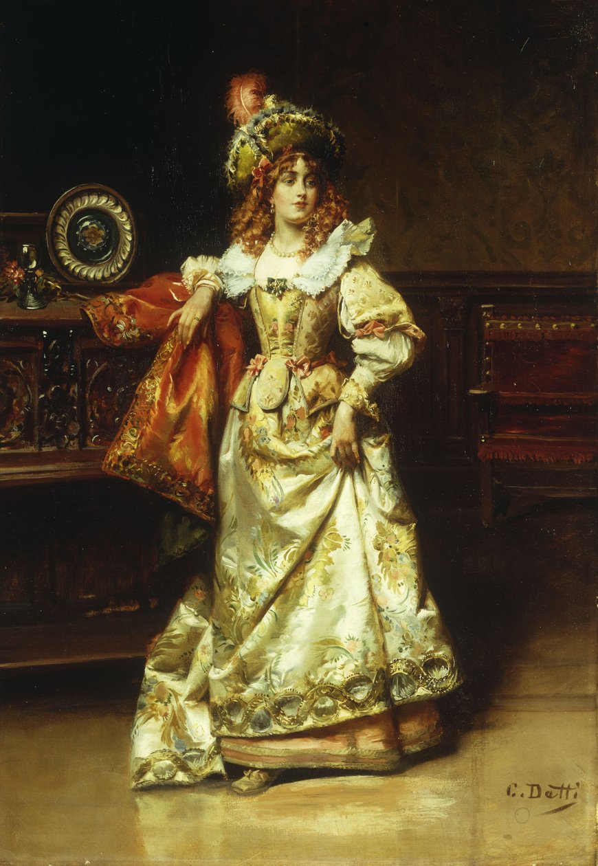 Čekání na Eskortu, od Cesare Auguste Detti