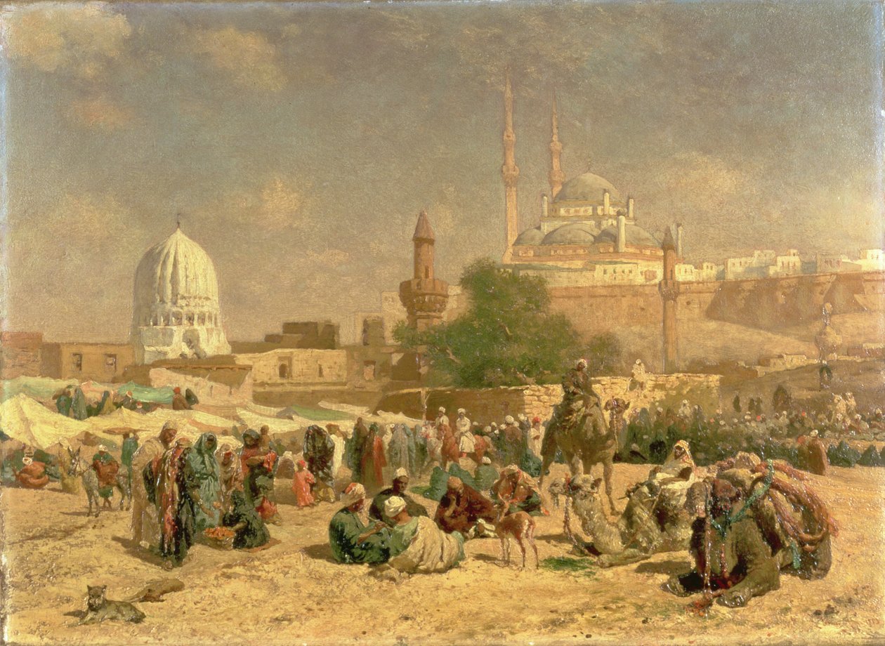 Mimo Káhiru, 1883 od Cesare Biseo