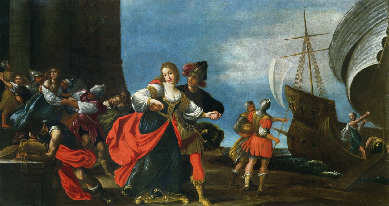 Únos Heleny Trojské od Cesare Dandini