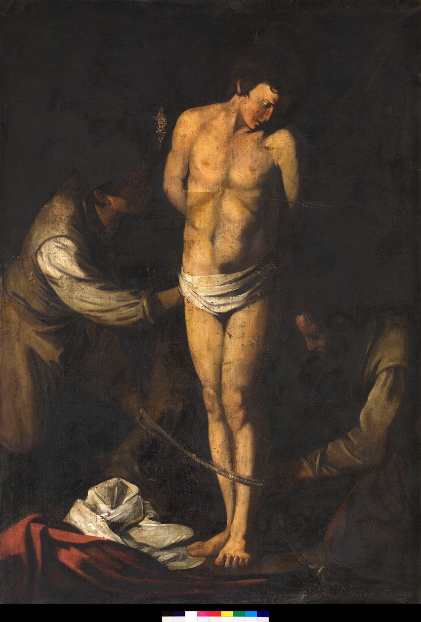 Svatý Šebestián v sakristii Canonici, kolem roku 1768 od Cesare Ligari