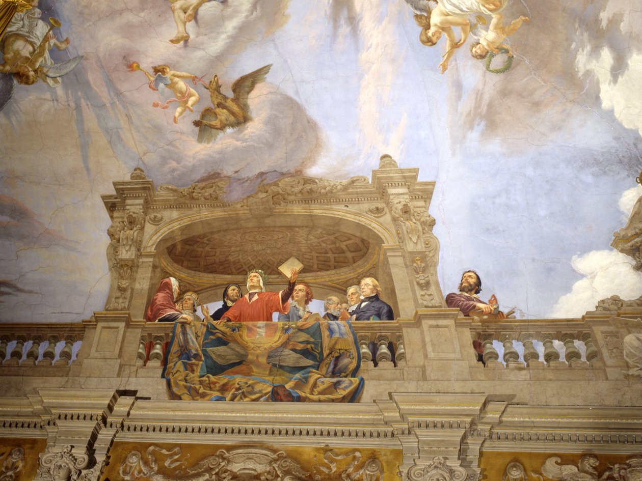 Dante, Petrarca, Cola di Rienzo, A. da Brescia a Vittorio Alfieri (detail 3433390) od Cesare Mariani