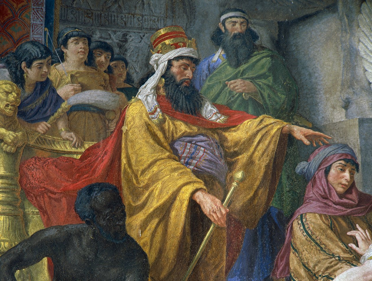 Perský král Ahasver od Cesare Mariani