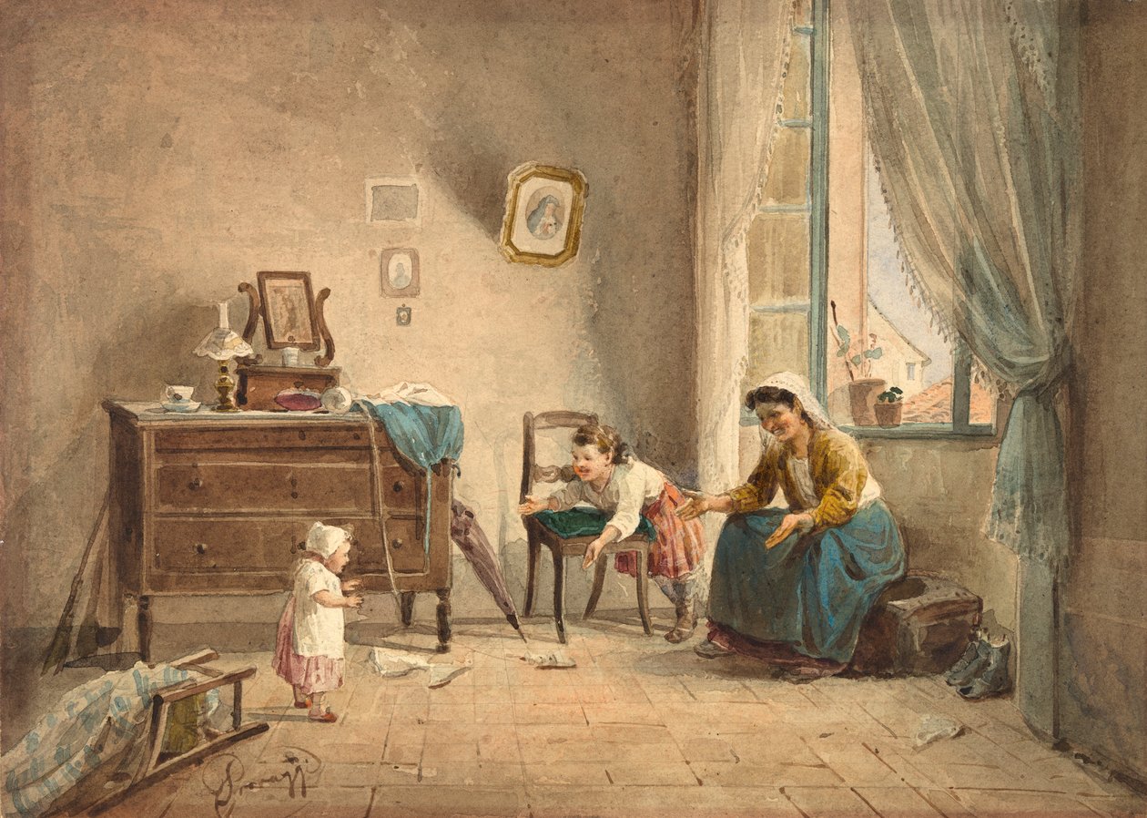 První krok, 19. století. od Cesare Provaggi