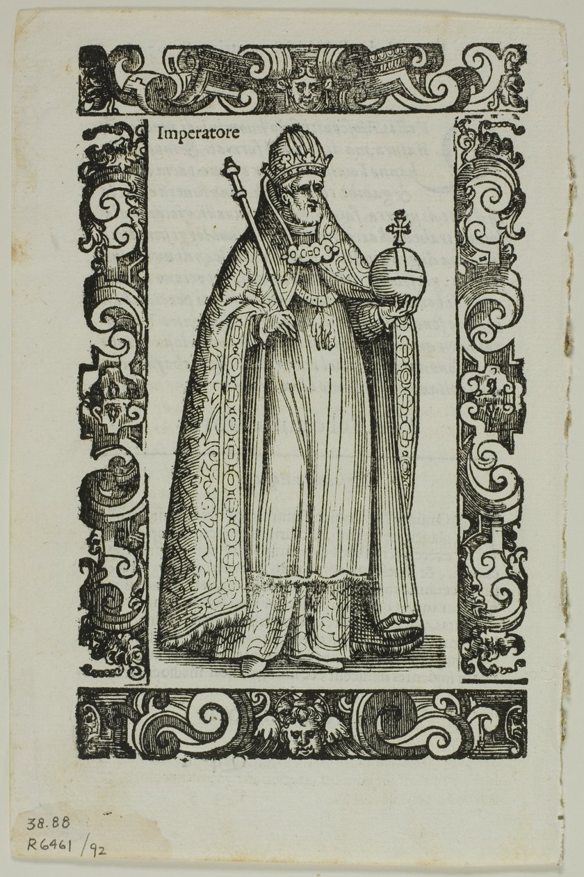 List z Habiti antichi e moderni, deska 92 z dřevořezů z knih XVI. století od Cesare Vecellio