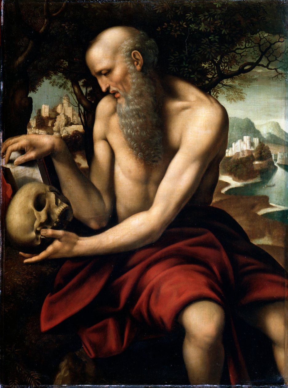 Svatý Jeroným, konec 15. nebo začátek 16. století od Cesare da Sesto