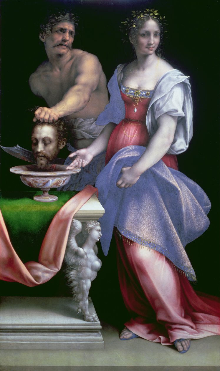 Salome s hlavou svatého Jana Křtitele, asi 1512-16 (deska) od Cesare da Sesto