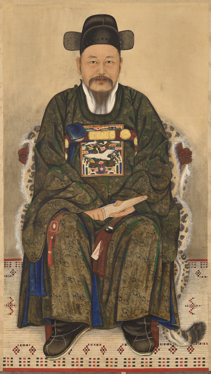 Portrét mladého důstojníka od Chae Yongshin (Korean