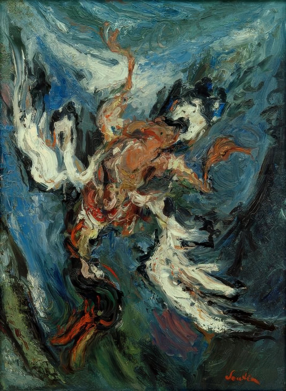 Ch. Soutine, kachna na modrém pozadí od Chaim Soutine
