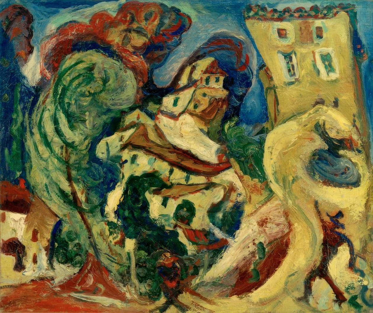 Ch. Soutine, Krajina u Cagnes od Chaim Soutine