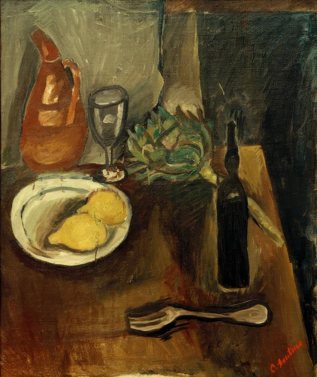 Ch. Soutine, zátiší s artyčokem od Chaim Soutine