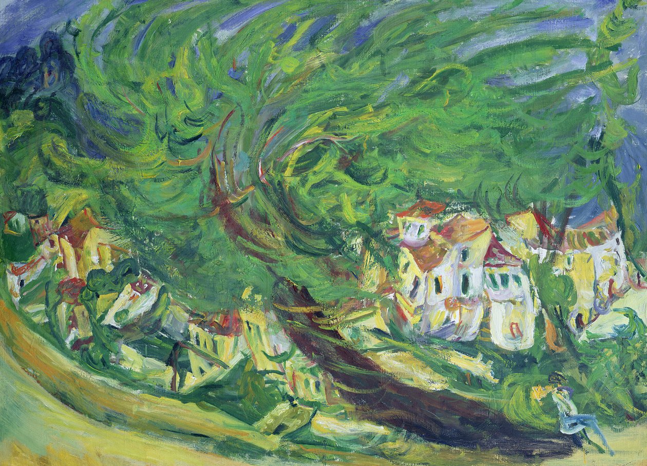 Padlý strom, kolem 1922-23 od Chaim Soutine