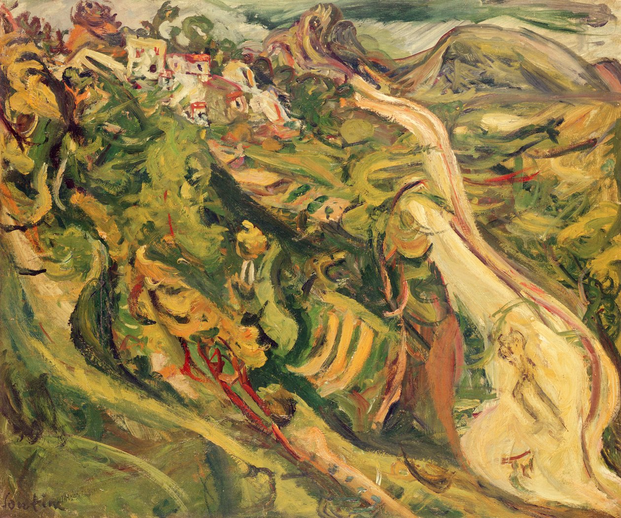 Krajina - Cesta, 1922 od Chaim Soutine