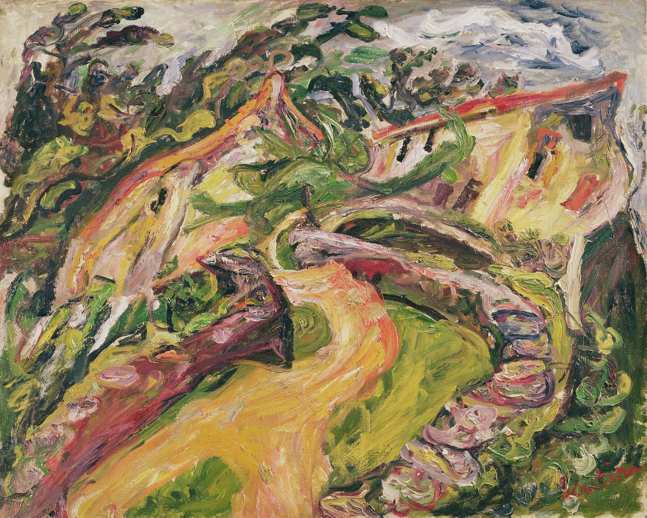 Krajina, 1919 od Chaim Soutine
