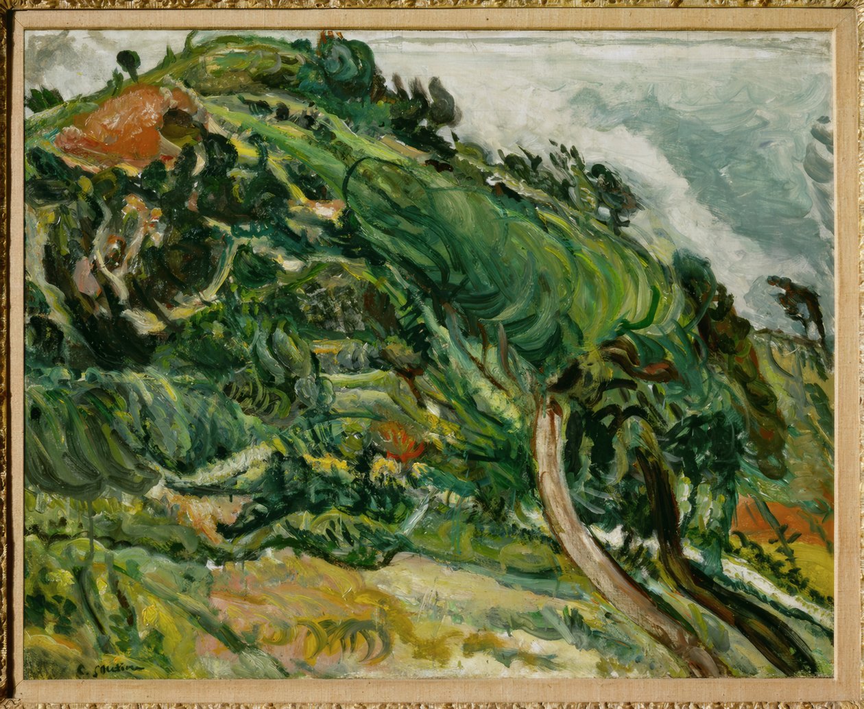 Krajina se stromy od Chaim Soutine