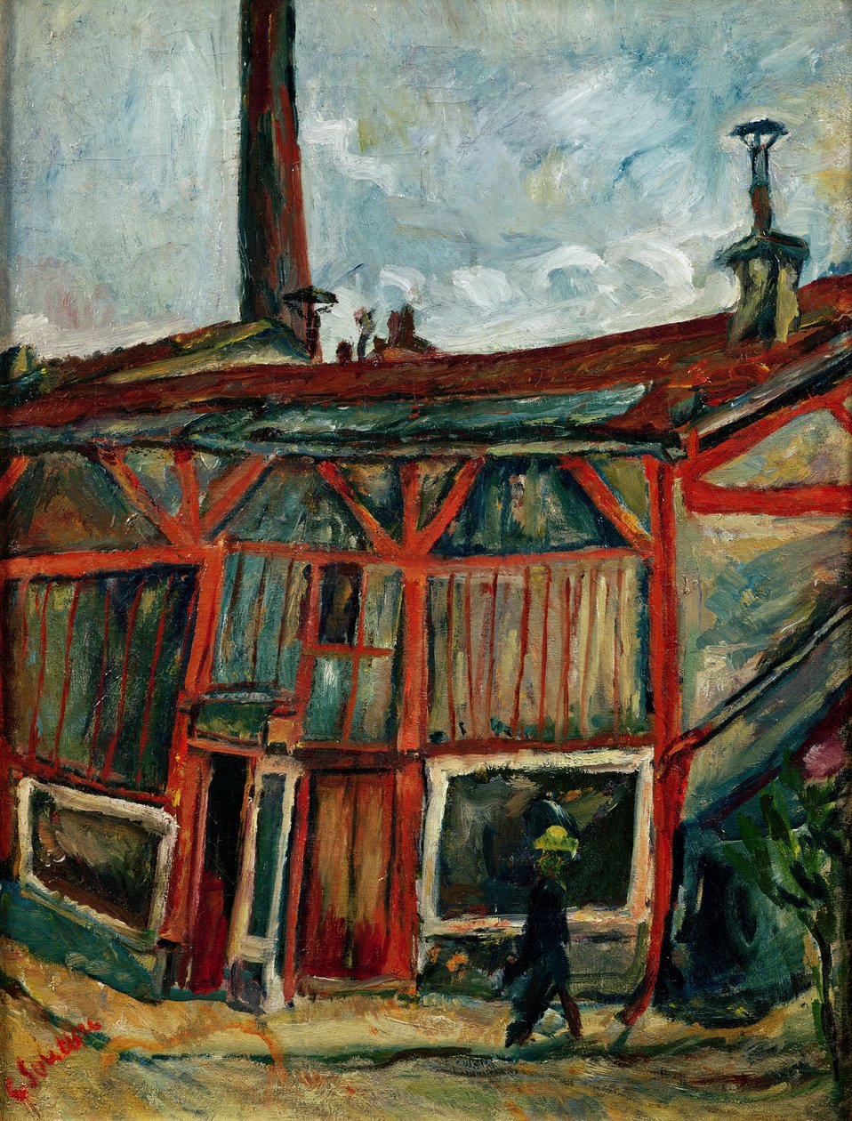 Studia ve městě Falguiere, 1914 od Chaim Soutine
