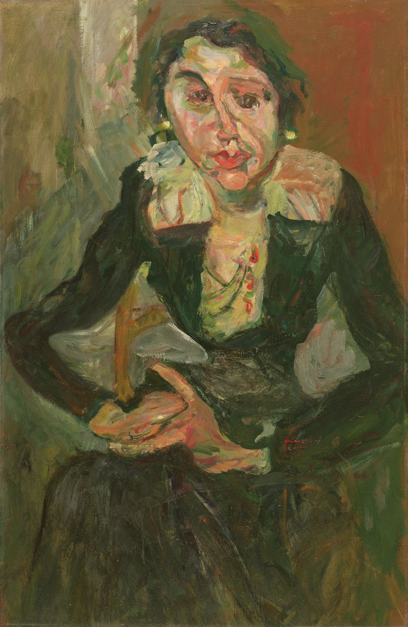 Zelené šaty od Chaim Soutine