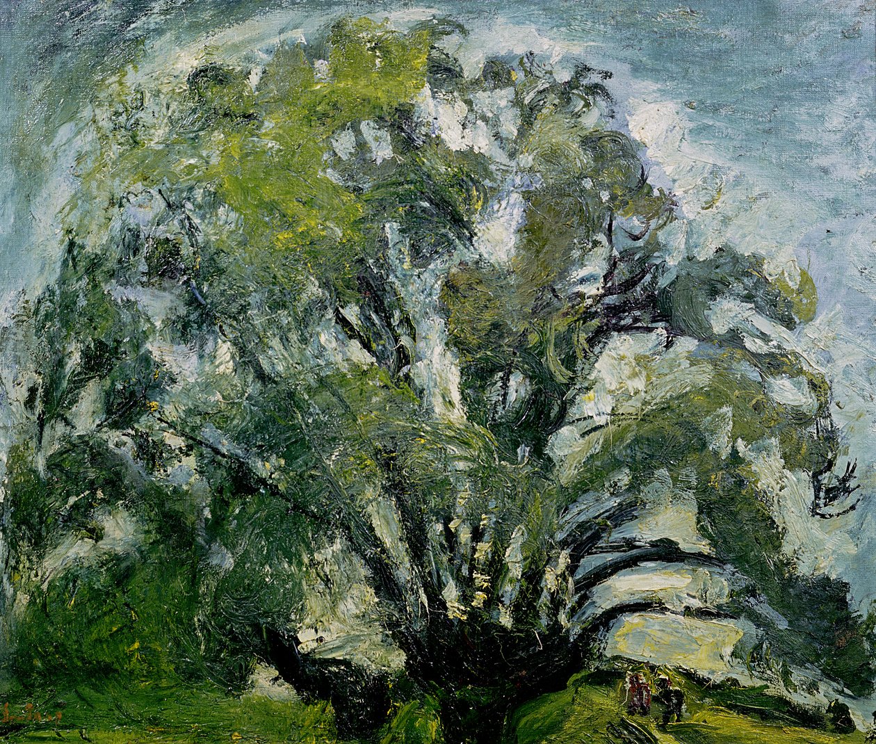 The Oak Tree, kolem roku 1914 od Chaim Soutine