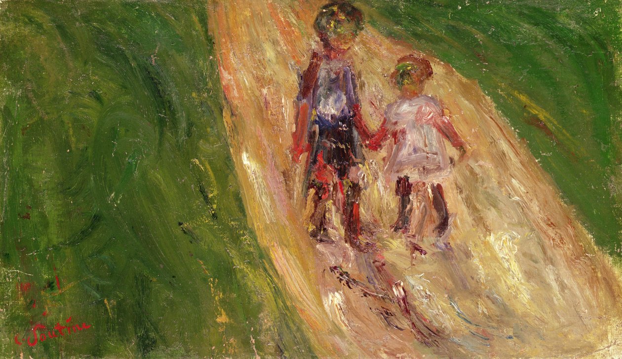Dvě děti na cestě od Chaim Soutine