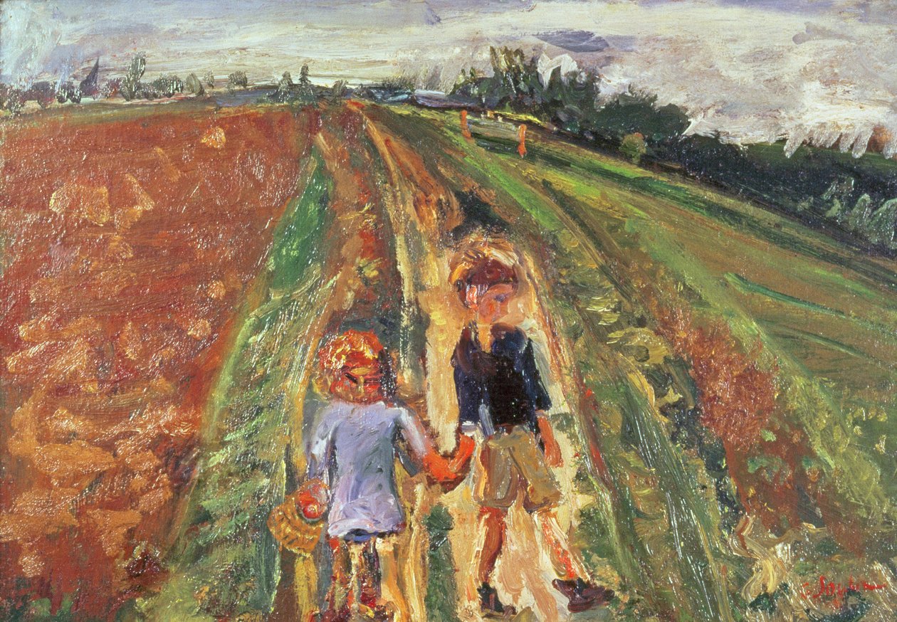 Dvě děti na cestě, 1939 od Chaim Soutine