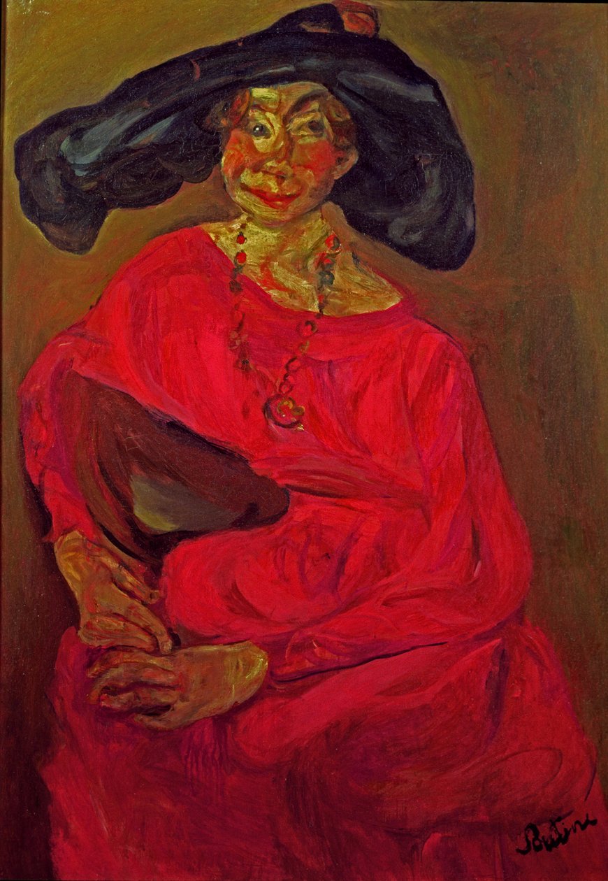 Žena v červeném od Chaim Soutine