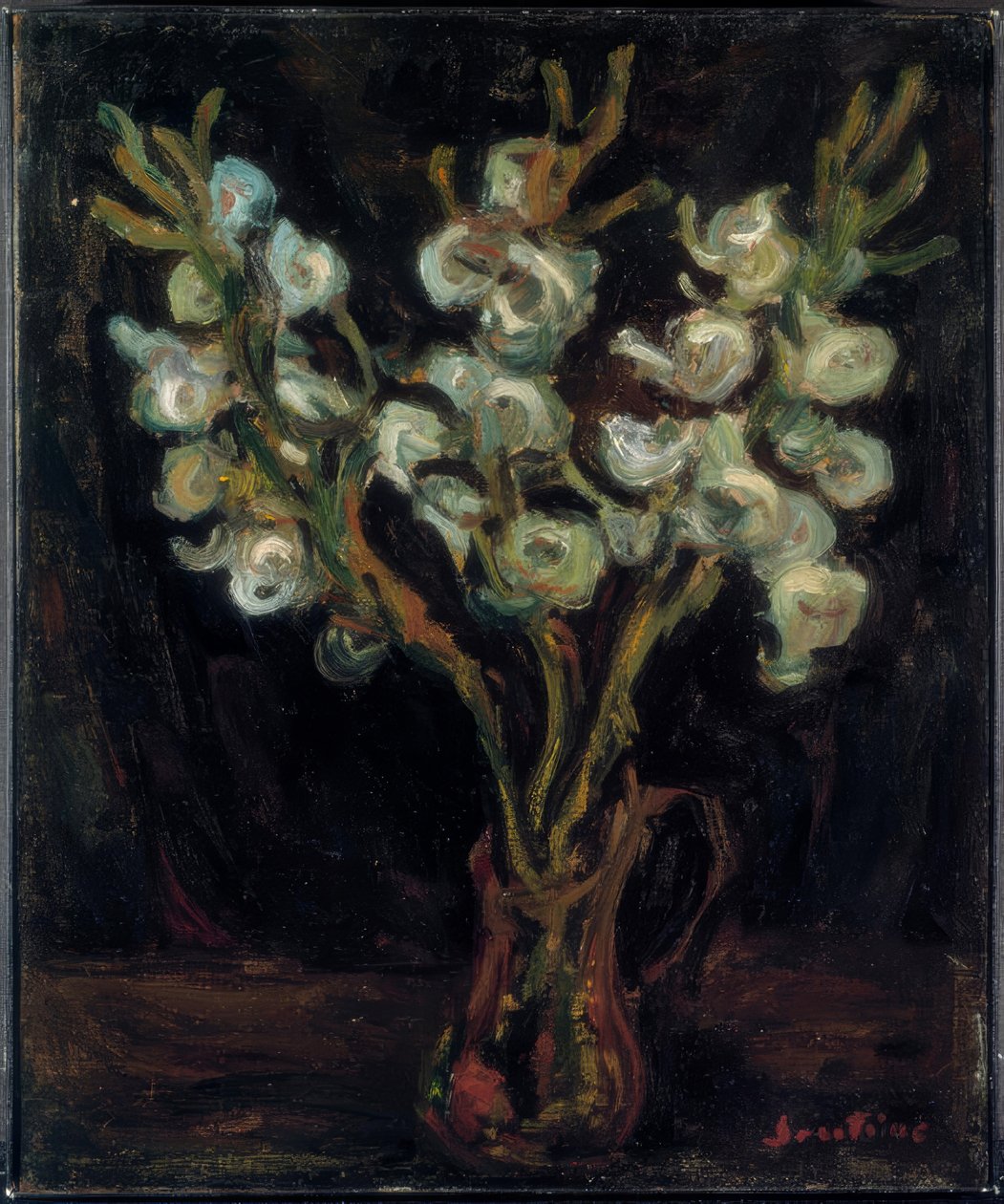 Modré gladioly od Chaim Soutine