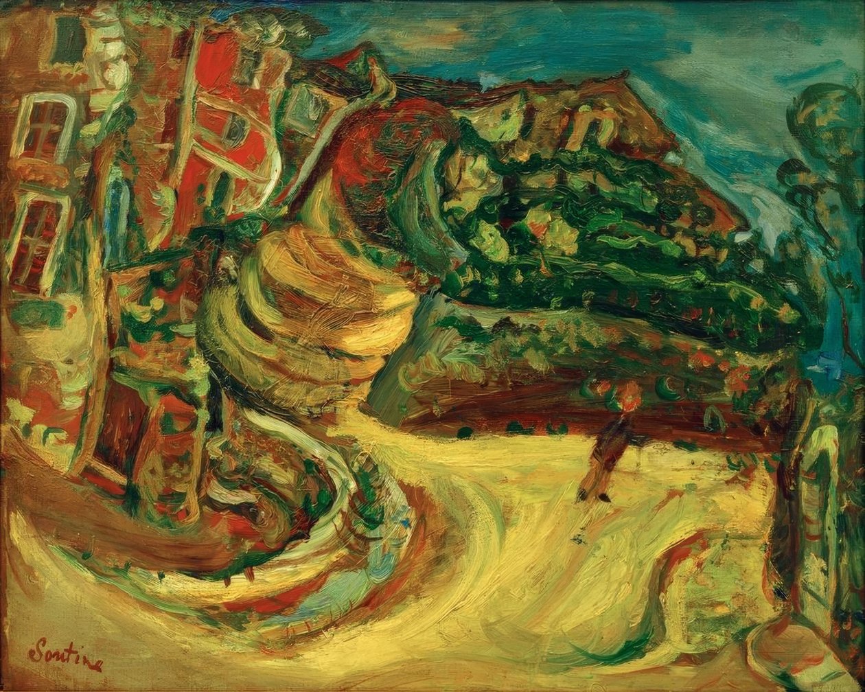 Ulice Céret od Chaim Soutine