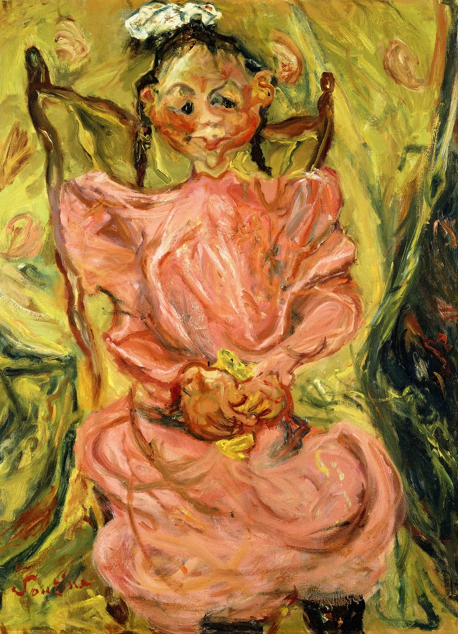 Dívka v růžovém, 1925 od Chaim Soutine