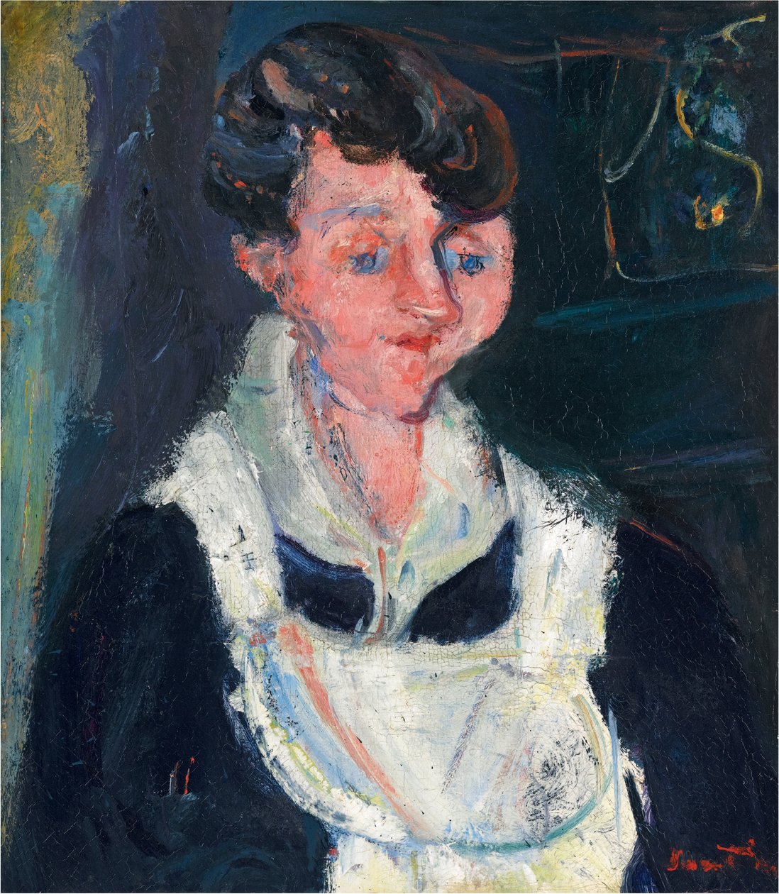 La Soubrette (Čekatelka), cca 1933 (olej na plátně) od Chaim Soutine