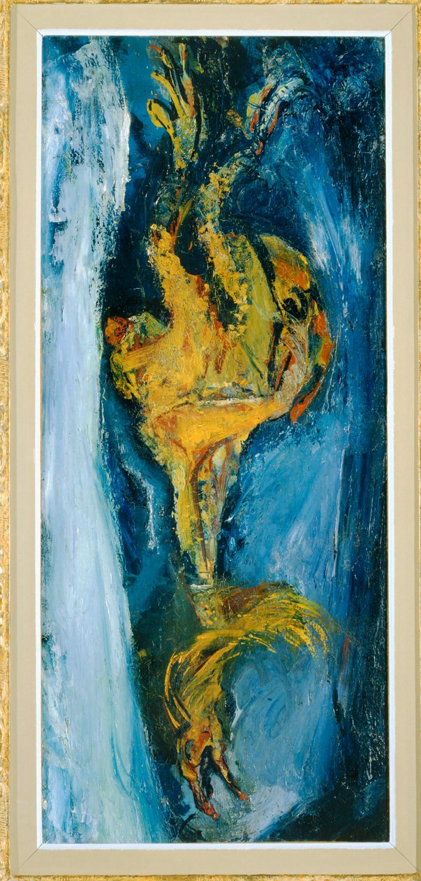 Le coq - kohout... (malba na plátně) od Chaim Soutine
