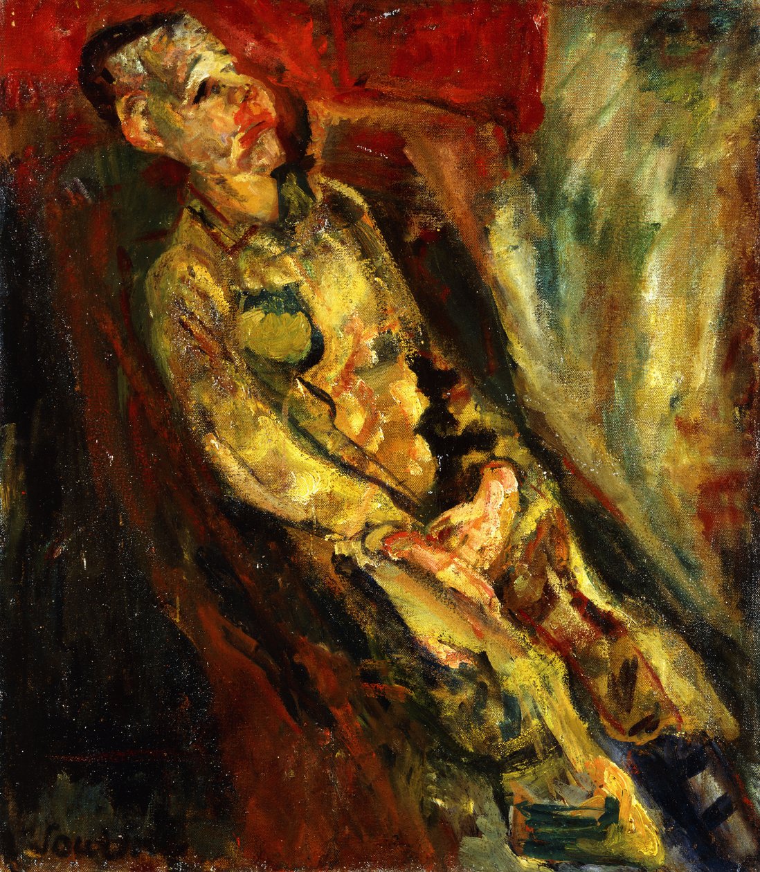 Muž sedící; Sedící muž, kolem roku 1923 od Chaim Soutine