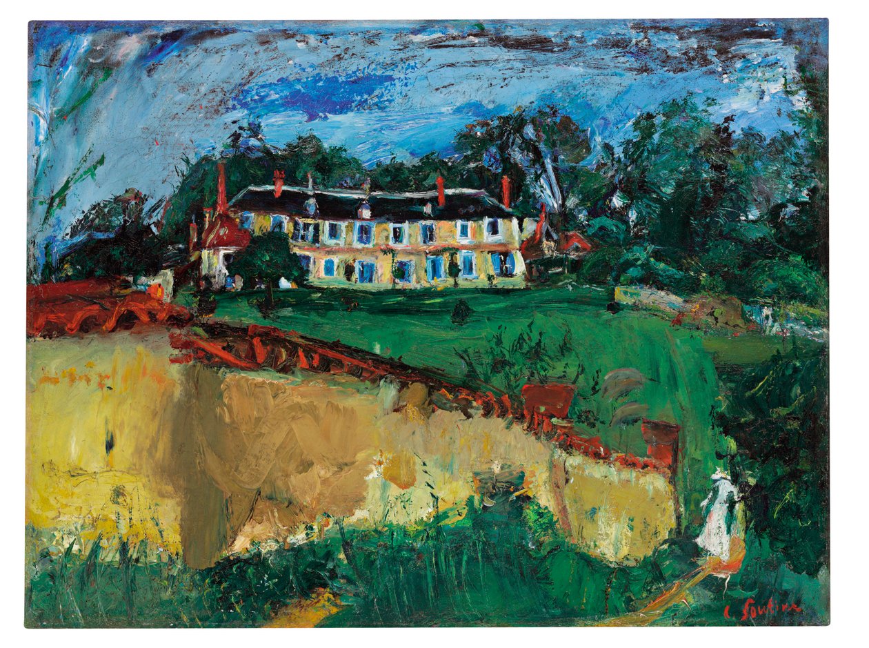 Starý dům poblíž Chartres, kolem roku 1934 od Chaim Soutine