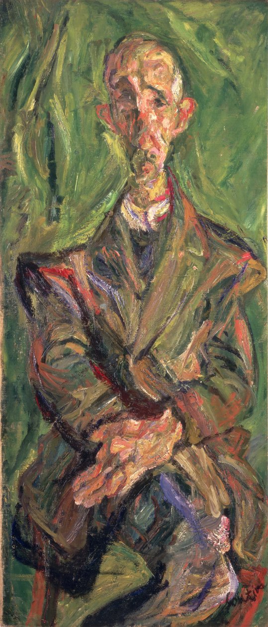 Portrét muže, kolem roku 1921 od Chaim Soutine