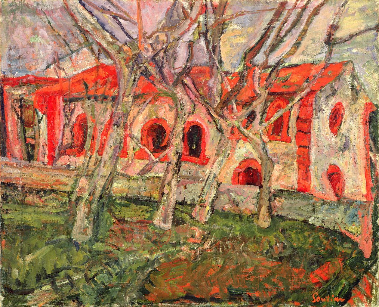 Červený kostel od Chaim Soutine