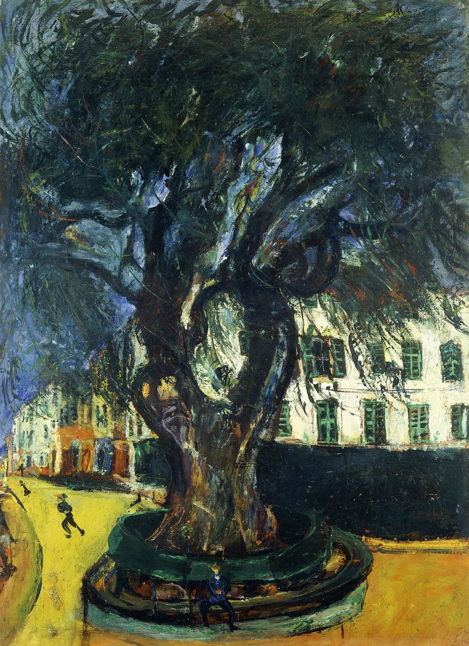Strom ve Vence; Strom Vence, kolem roku 1929 od Chaim Soutine