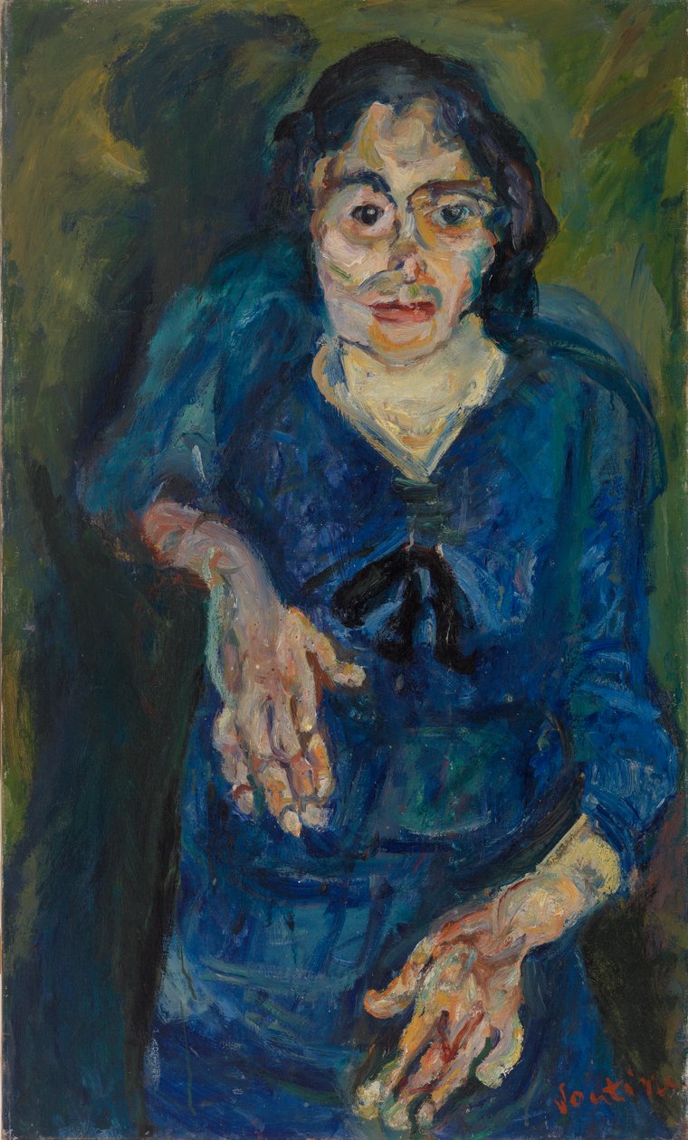 Žena v modrém od Chaim Soutine