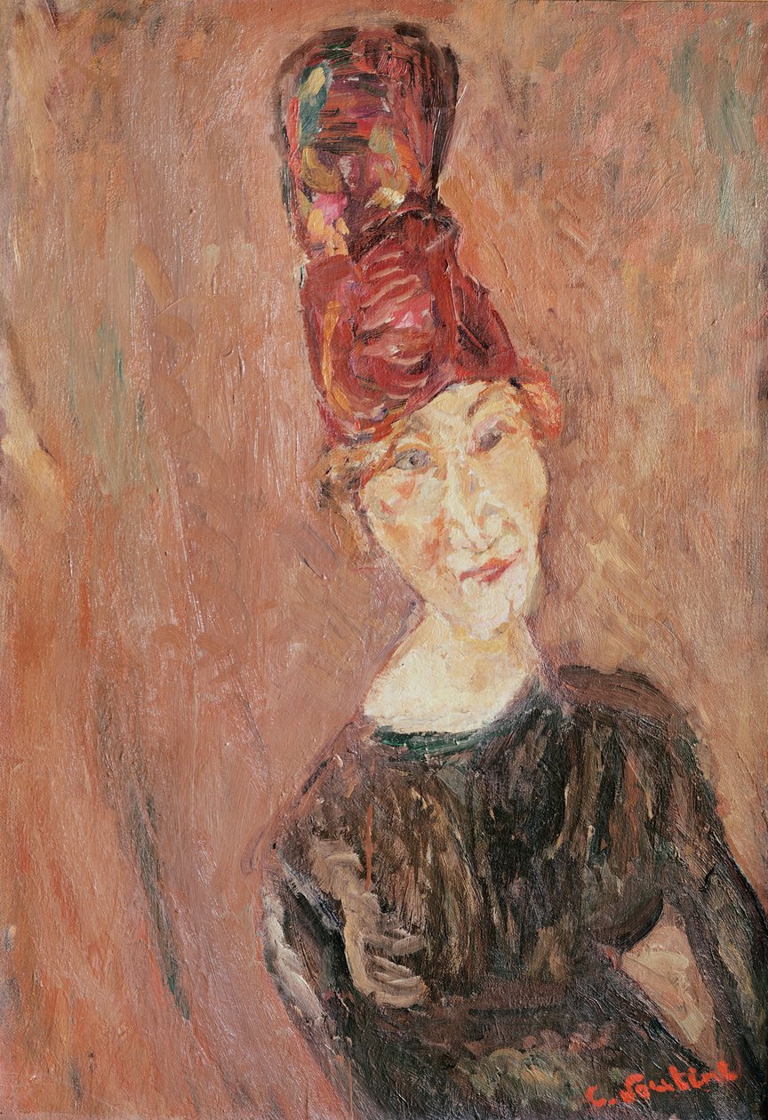 Žena s kloboukem, 1926 od Chaim Soutine