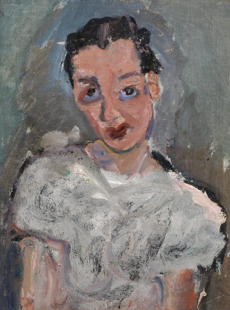 Mladá žena v bílé halence od Chaim Soutine