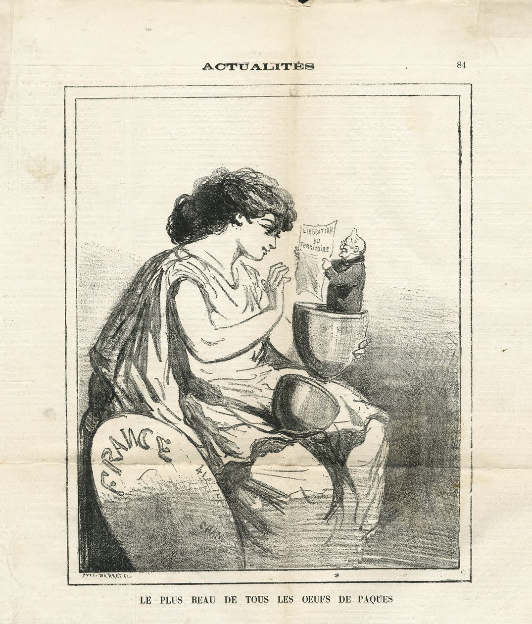 Ilustrace Cham (1819-1879) v The Charivari od Amédée de Noé