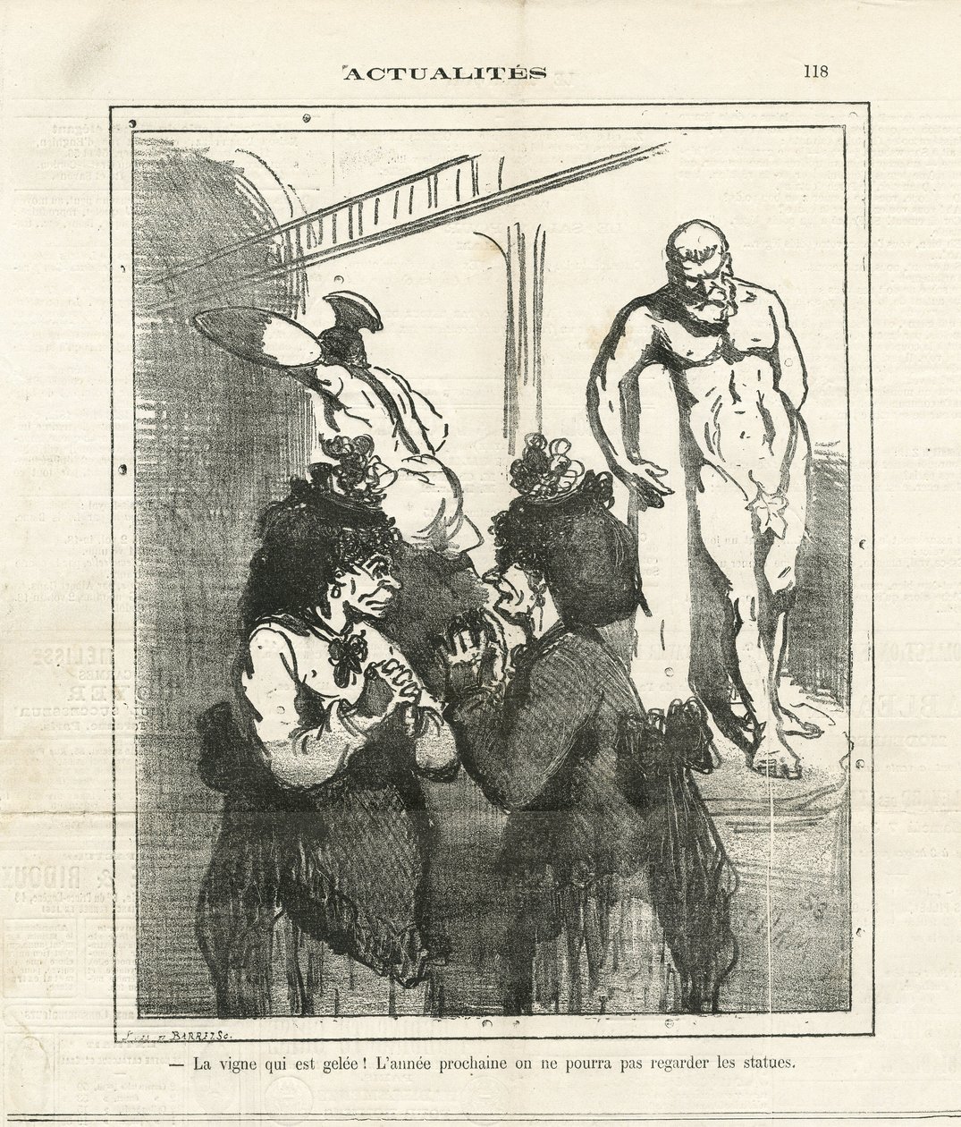 Ilustrace Chama (1819-1879) v The Charivari od Amédée de Noé