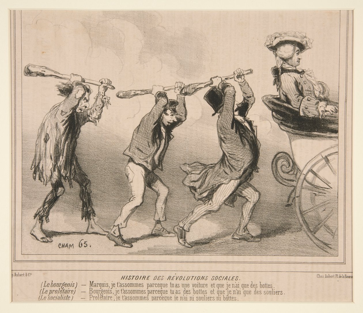 Historie sociálních revolucí, od Le Charivari od Cham
