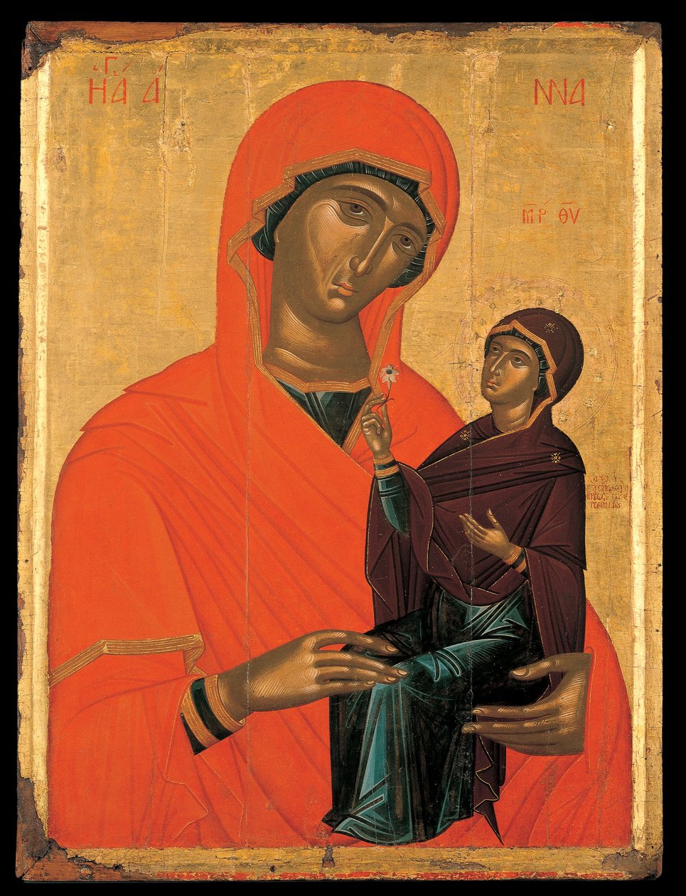 Svatá Anna s Pannou od Chanter Angelos Akotandos