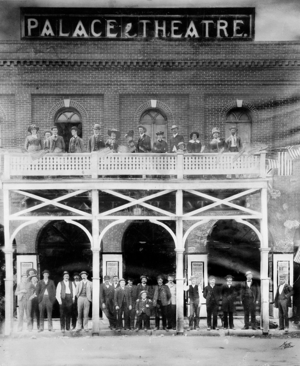 Palace Theatre, 15th und Blake Streets, c.1880-90 od Charles A. Nast