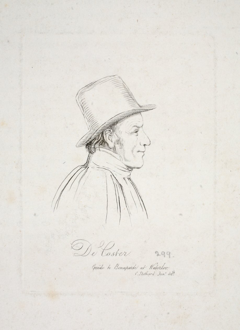 De Coster, průvodce Bonaparta u Waterloo od Charles Alfred Stothard