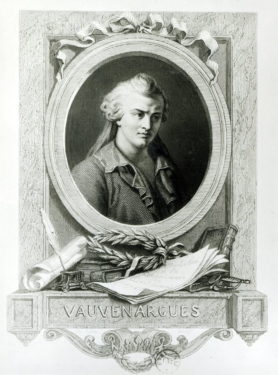 Luc de Clapiers (1715-47) markýz z Vauvenargues od Charles Amedee Colin