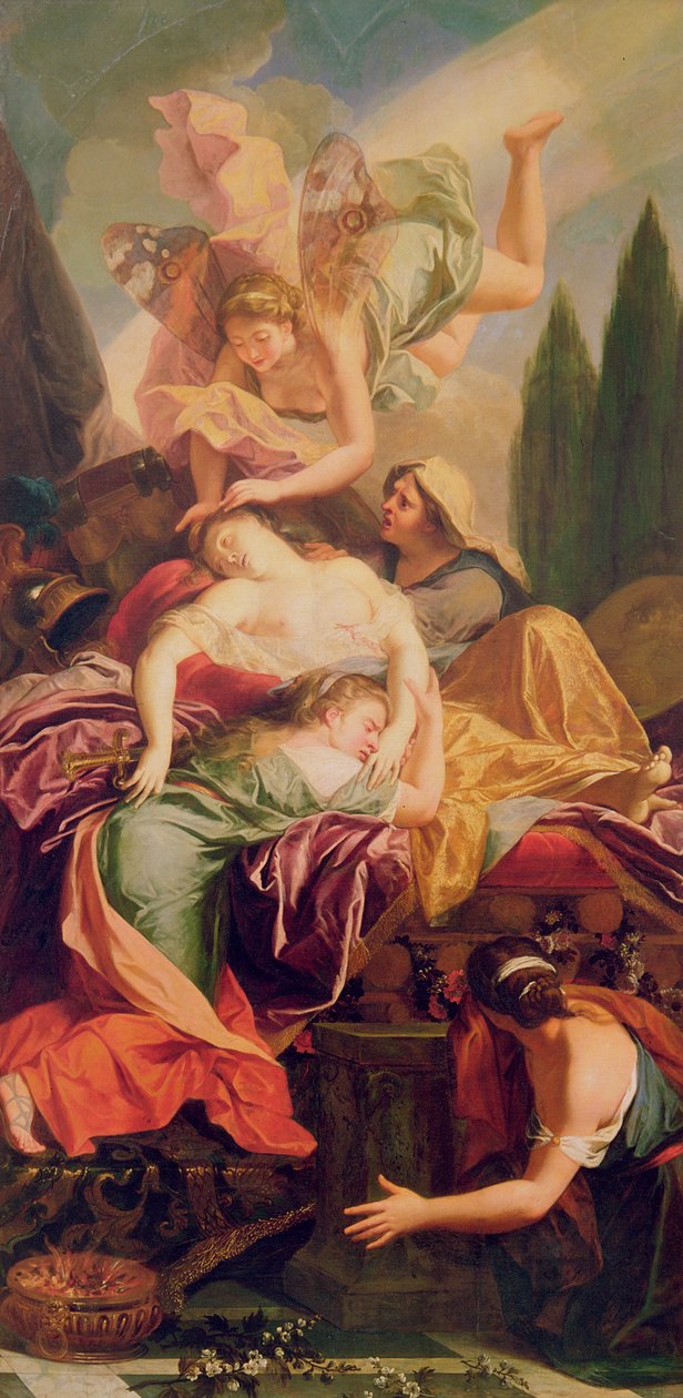 Smrt Dido od Charles Antoine Coypel