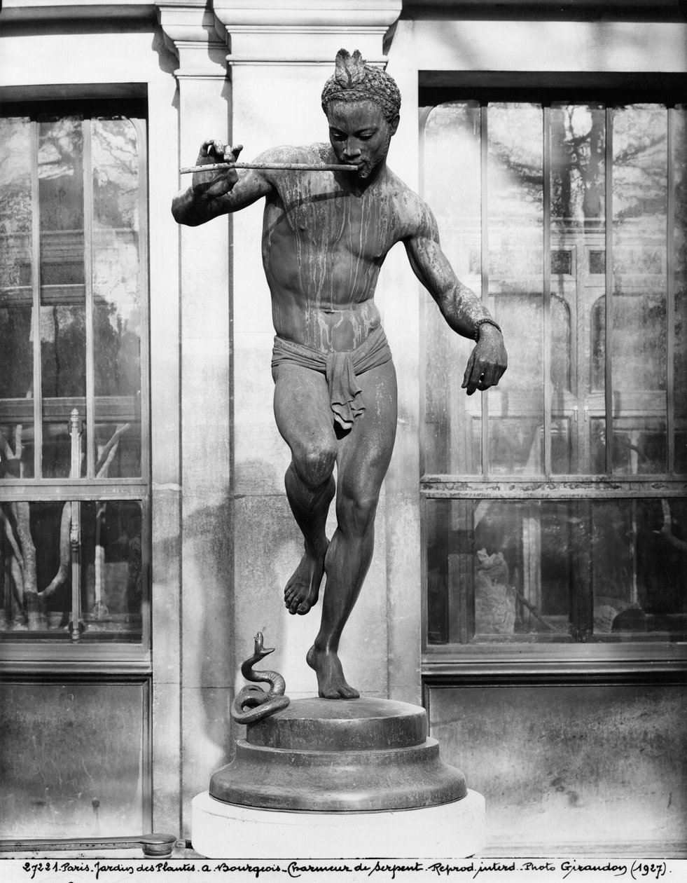 Zaklínač hadů, 1863 (bronz) od Charles Arthur Bourgeois