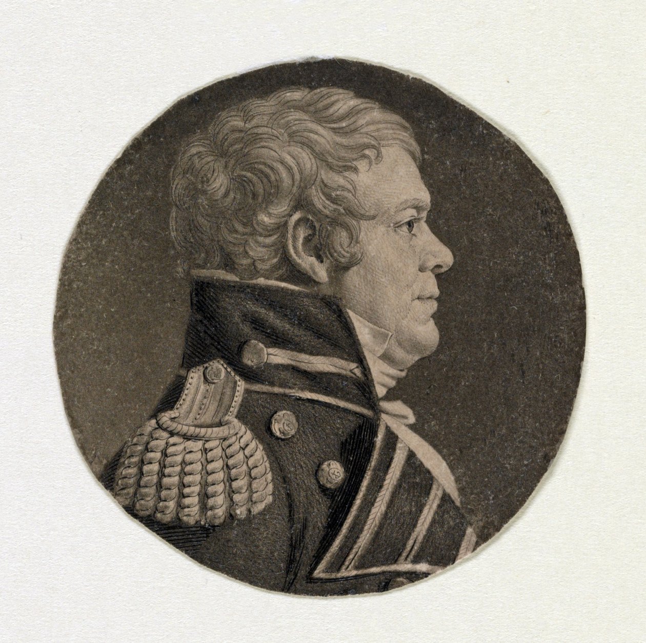 John Cassin, hospoda. c.1825 od Charles Balthazar Julien Févret de Saint Mémin