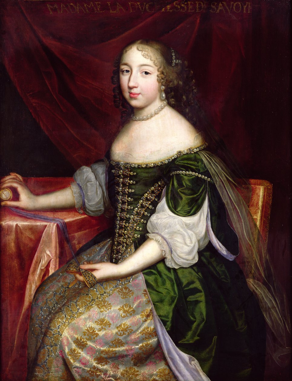 Vévodkyně Savojská (pravděpodobně Christine Francouzská) od Charles Beaubrun