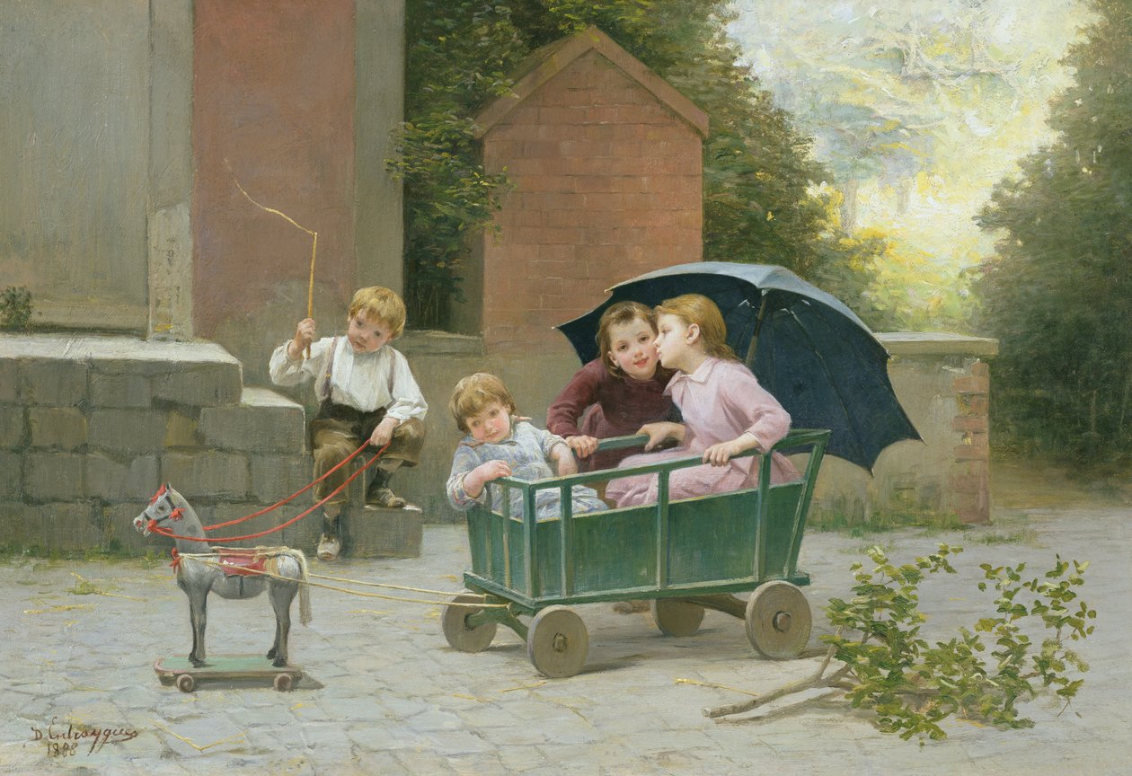 Jízda autobusem, 1888 od Charles Bertrand D