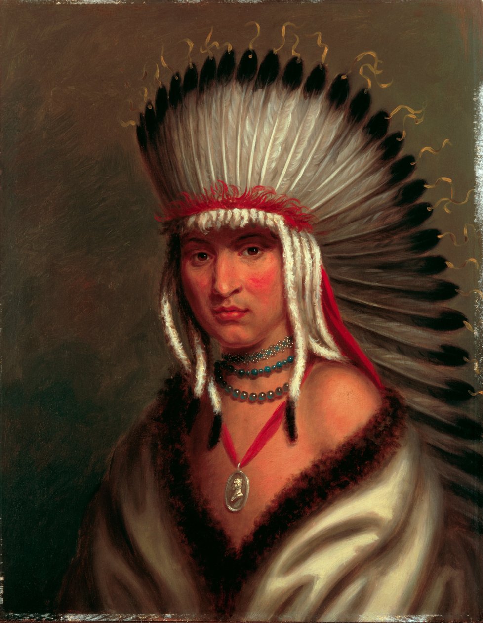 Petalesharro (velkorysý náčelník), Pawnee od Charles Bird King